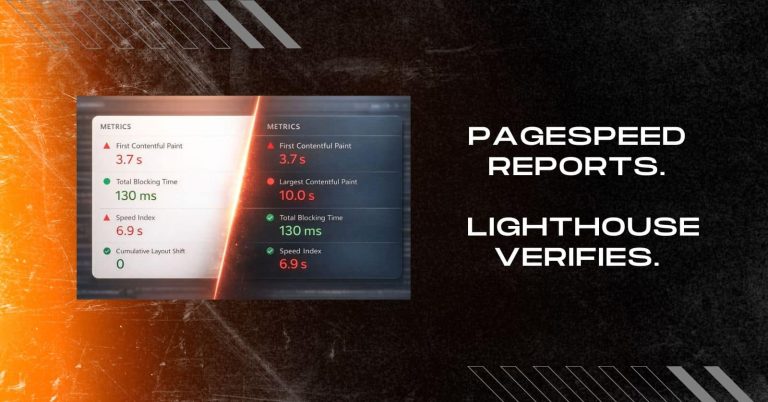 PageSpeed Insights VS Lighthouse