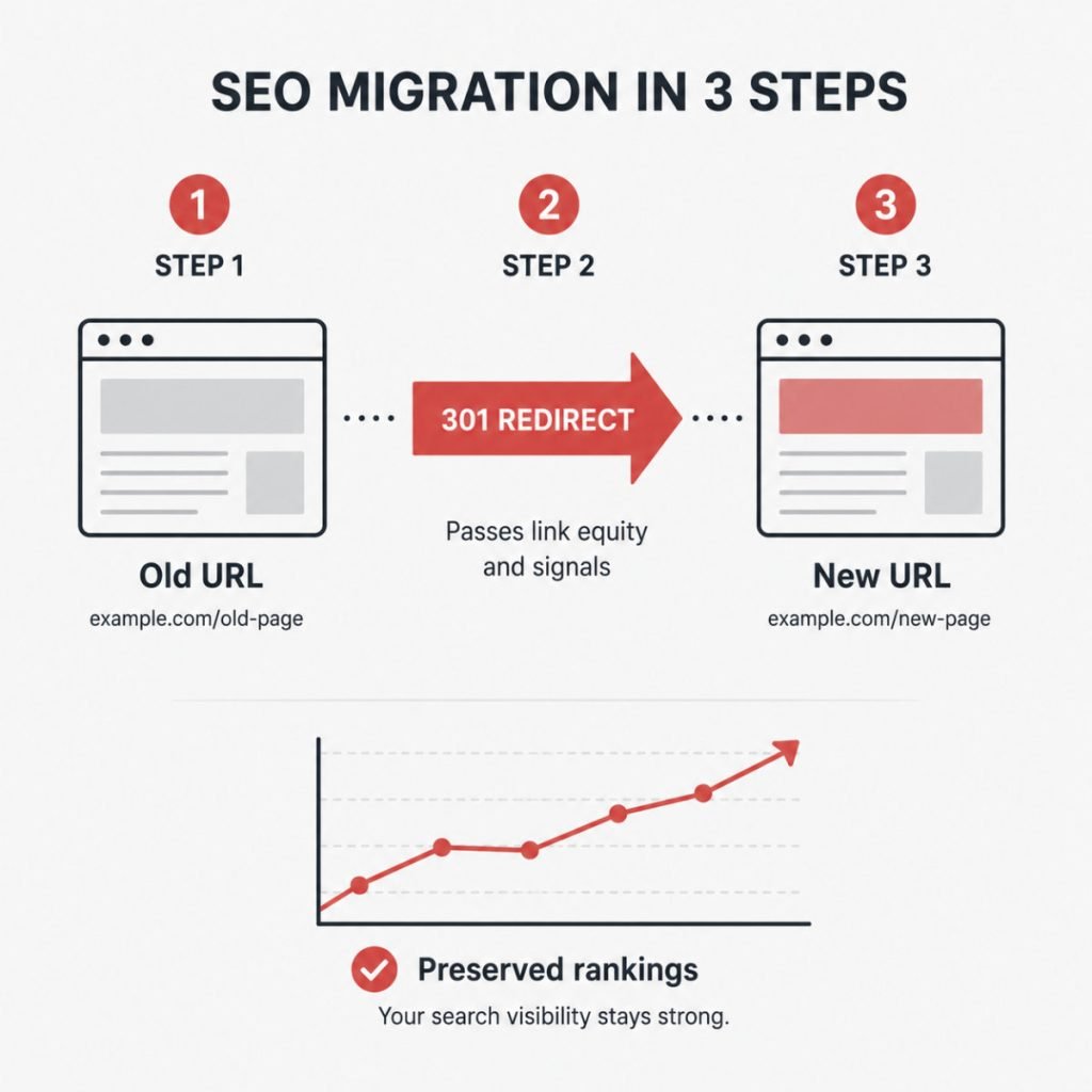 SEO Website Migration in 3 Steps